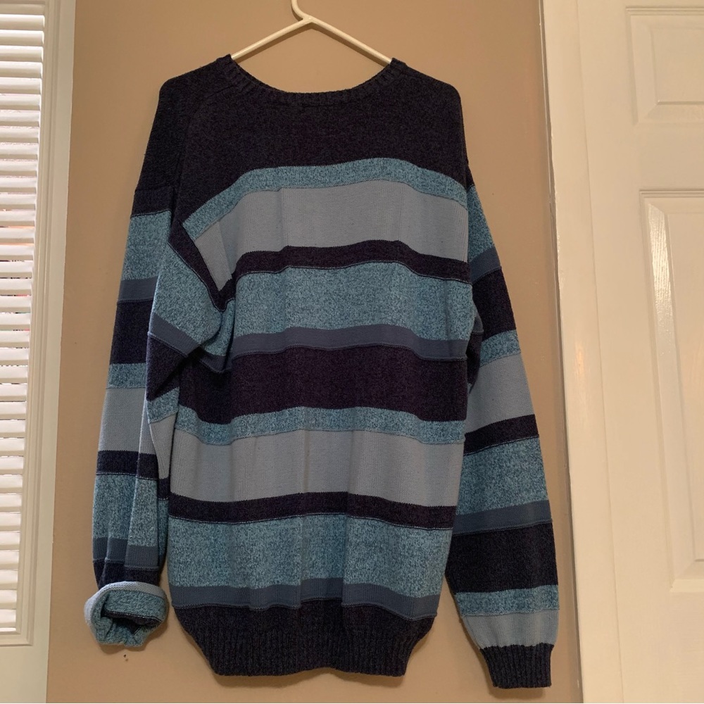 Blue Striped Sweater
